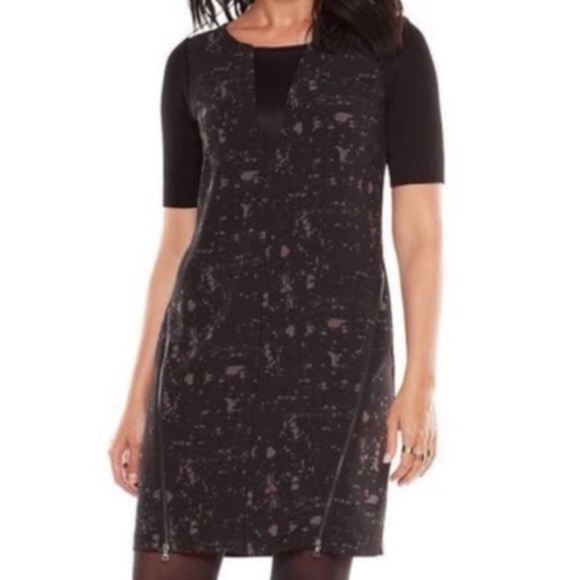 Elie Tahari Design Nation Zipper Sheath Dress - Picture 1 of 8